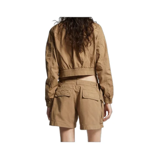 Stand Up Collar Short Jacket