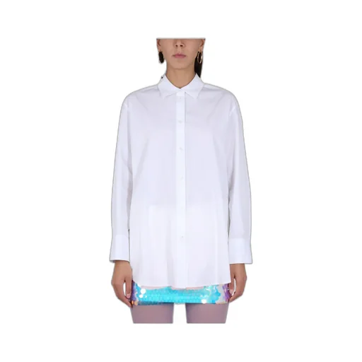 Poplin Crinkle Buttoned Shirt