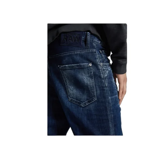 Straight Leg Distressed Jeans