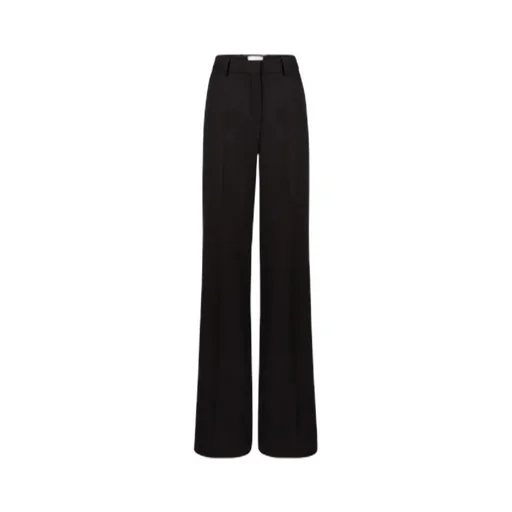 Straight Wool Trousers
