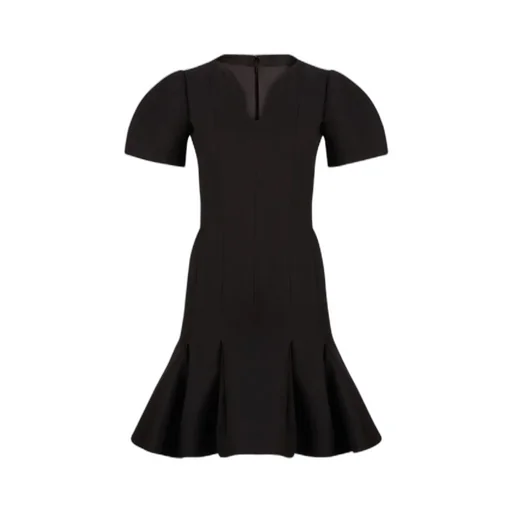 Peplum Woolen Dress