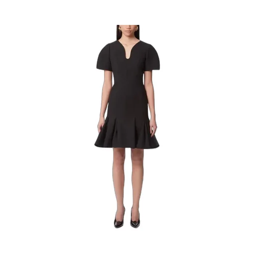 Peplum Woolen Dress