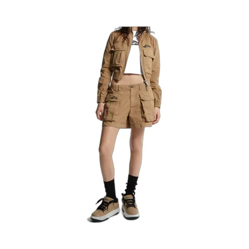 Stand Up Collar Short Jacket