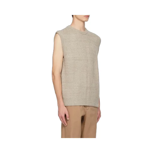 Rib Round-Neck Vest