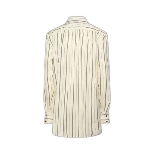 Striped Button-Up Shirt