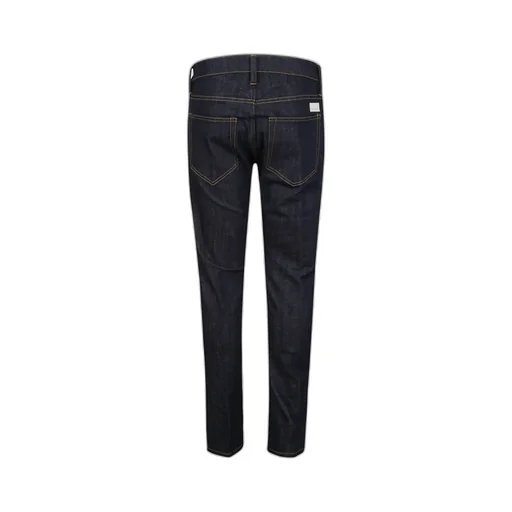 Straight-Leg Slim-Cut Jeans