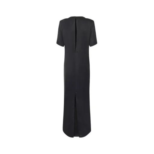 Sateen Half-Sleeve Dress