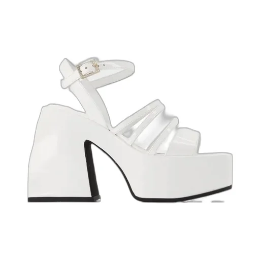 Bulla Chibi Square-Toe Platform Sandals