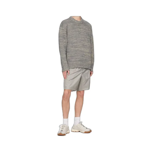 Rib Round-Neck Sweater