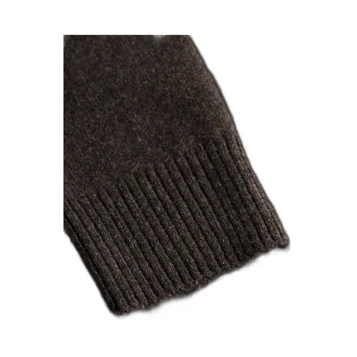 Long-Sleeved Wool Polo Shirt