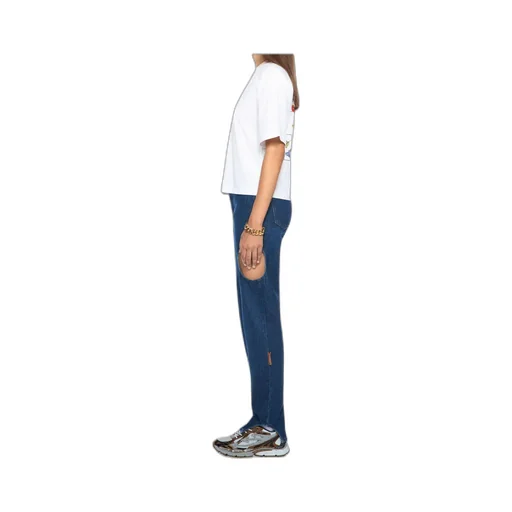 Cut-Out Detail Jeans