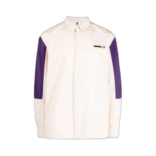 Logo-Patch Cotton Shirt