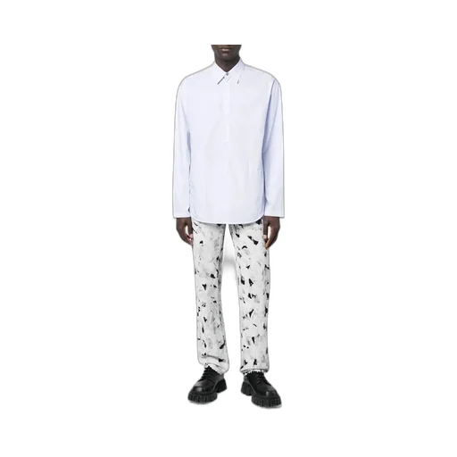 Logo Embroidered Buttoned Shirt