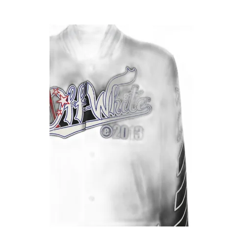 Logo Patch Bomber Jacket