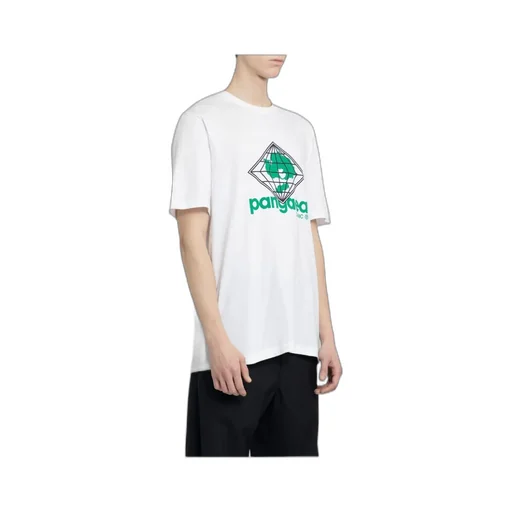 Graphic-Printed Short Sleeved Crewneck T-Shirt