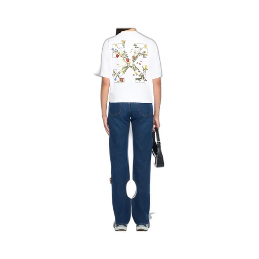 Cut-Out Detail Jeans