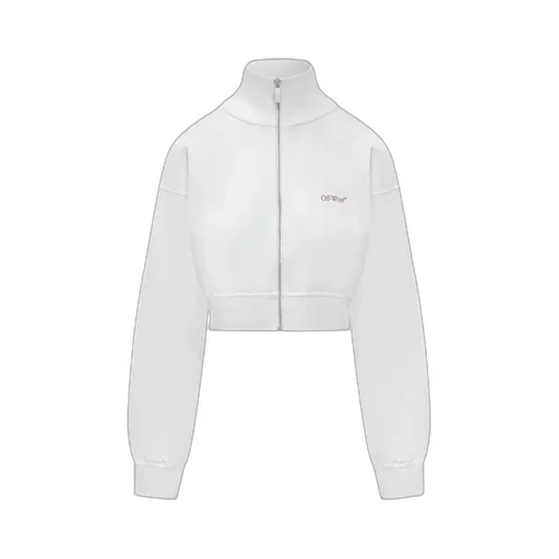 Logo Printed Zip-Up Sweatshirt