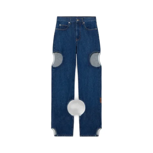 Cut-Out Detail Jeans