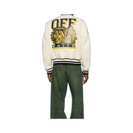 Logo Embroidered Button-Up Jacket