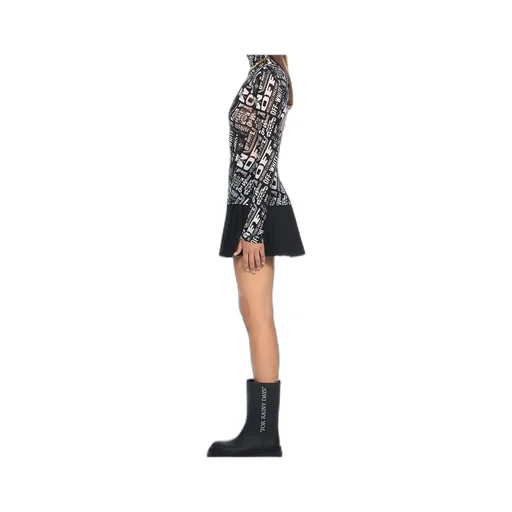 All-Over Printed Long-Sleeved Top