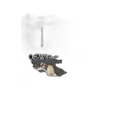 Logo Printed Zip Detailed Sweatshirt