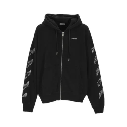 Zip-Up Drawtring Hoodie