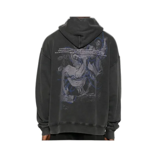 Graphic-Print Hoodie