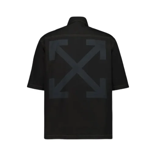Zip-Up Short-Sleeved Shirt
