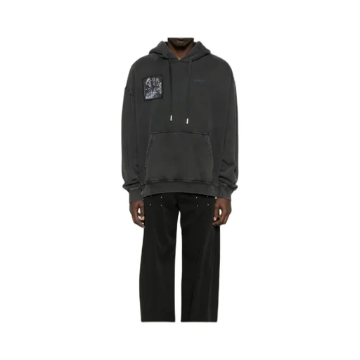 Graphic-Print Hoodie