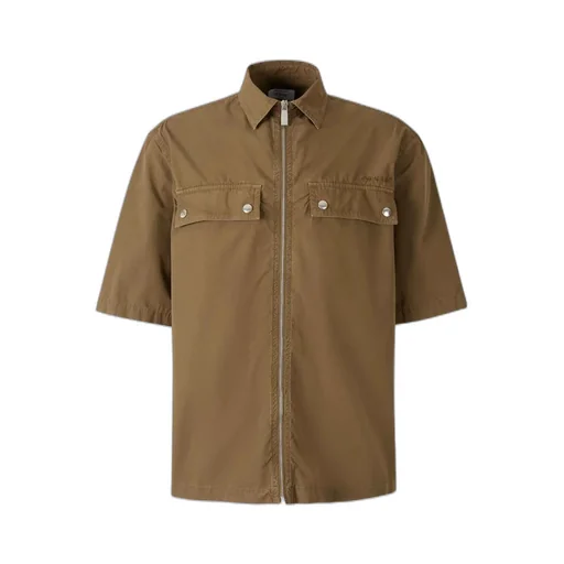 Lapel Short-Sleeved Shirt