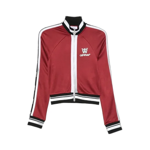 Logo Printed Zip-Up Jacket