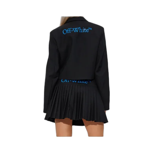Single-Breasted Cropped Blazer