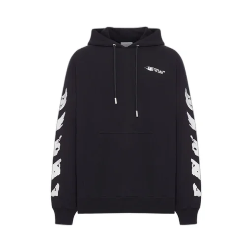 Logo Printed Drawstring Hoodie