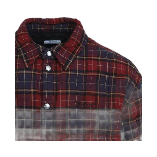Quilted Plaid Shirt Jacket