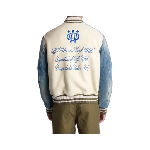 Logo Embroidered Button-Up Jacket