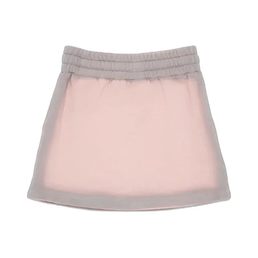Drawstring-Waist Logo-Print Skirt