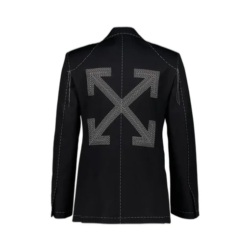 Stitch Single-Breasted Blazer