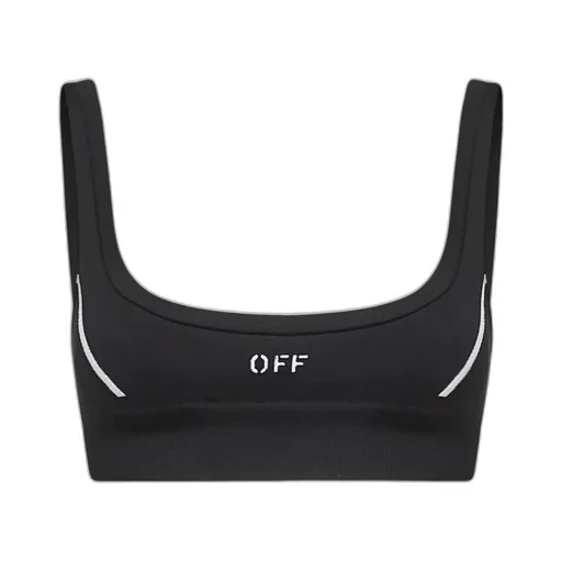 Logo Detailed Sleeveless Ribbed Top