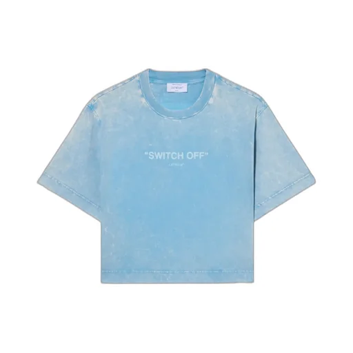 Logo-Print Cropped T-Shirt