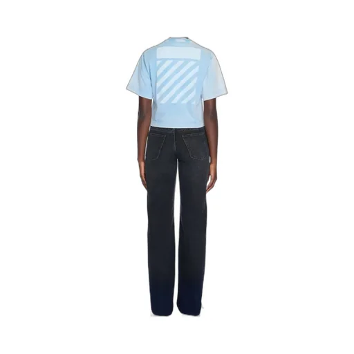 Logo-Print Cropped T-Shirt