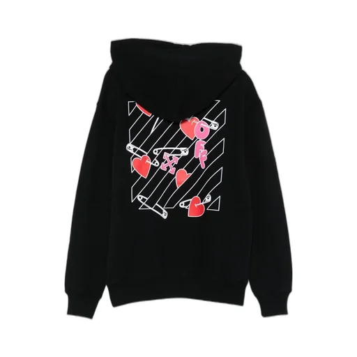 Heart-Safety Pin Hoodie