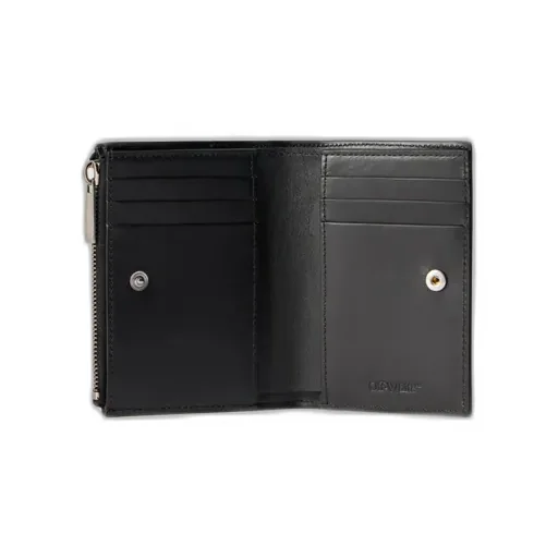 Diagonal Bifold Zipped Wallet