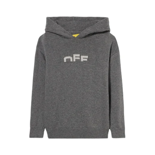 Arrow Patterned Long-Sleeved Hoodie