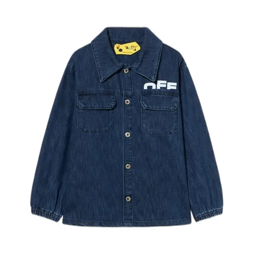 Logo Printed Denim Jacket