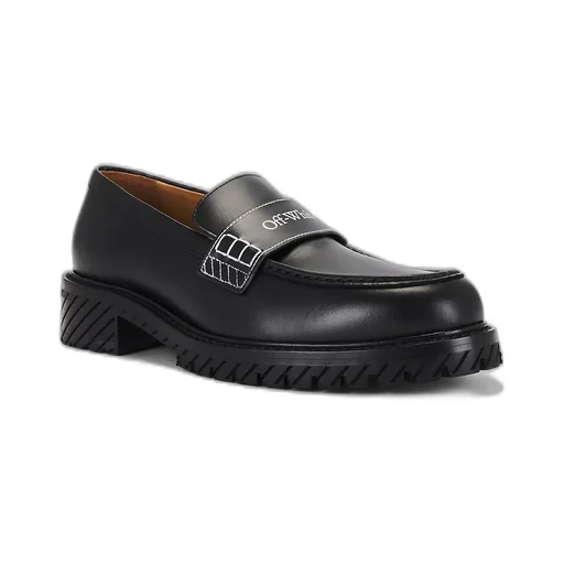 Logo-Print Loafers