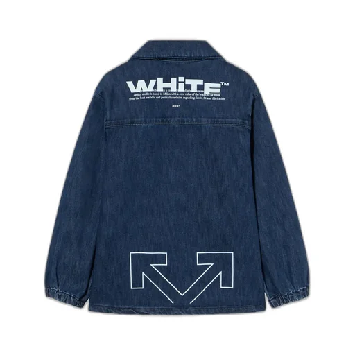 Logo Printed Denim Jacket
