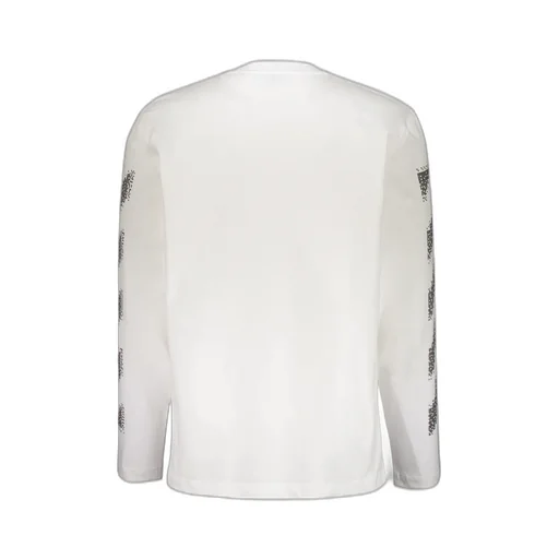 Diagonal-Stripe Long-Sleeves T-Shirt