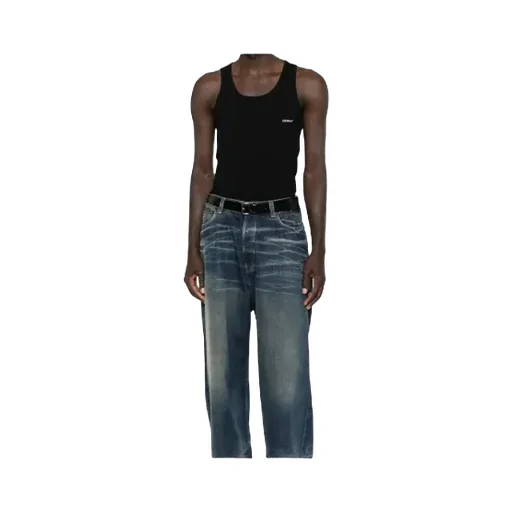 Ribbed Scoop-Neck Tank Top