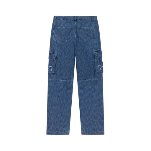 Logo Printed Straight-Leg Jeans