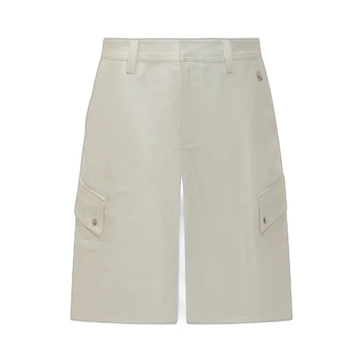 Button Detailed Cargo Shorts